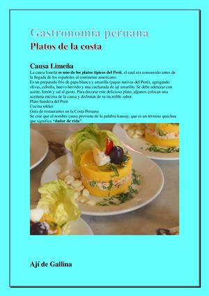 Gastronomia Peruana Josh