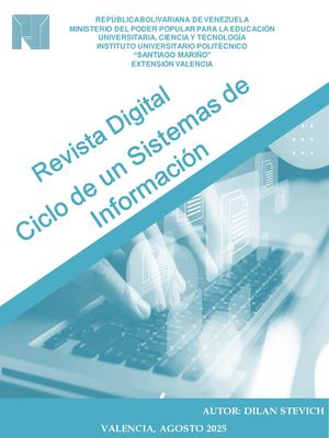 Revista Digital Ciclo De Un Sistemas De Información - Dilan Stevich