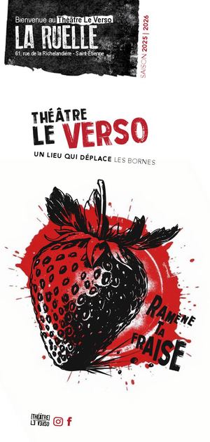 Brochure Saison 25 - 26 Théâtre Le Verso