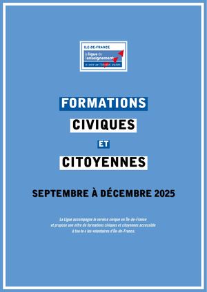 Formations Civiques Et Citoyennes 2025 Semestre 2