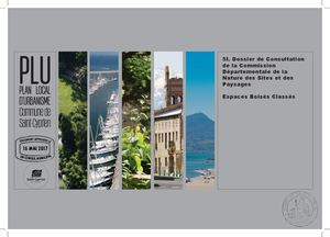 66171 PLU dossier consultation de la commission départementale de la nature des sites et des paysages - Espaces boisés classés