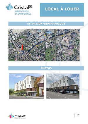 A louer local 239m² _Les jardins de calvary