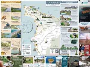 Carte touristique de La Hague en Cotentin