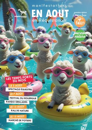 Agenda du Réquistanais mois d'Août 2025