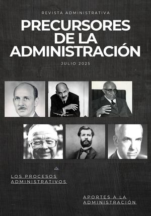 Precursores De La Administracion