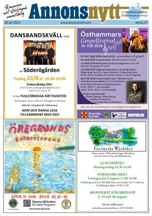 Annonsnytt V31 2025