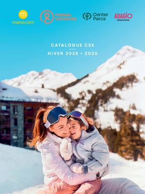 Catalogue CSE Pierre et Vacances Hiver 2026