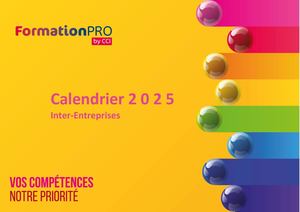 Calendrier Formations 1er Semestre 2025