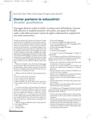 Come Parlano Le Educatrici, Raymonde Caffari Viallon , Paulette Jaquet Travaglini , Josiane Bayriswyl Infanzia 45 2012