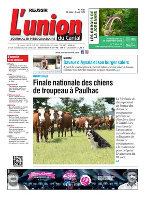 L'union Du Cantal N° 3820