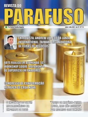 'Revista do Parafuso' (The Fastener Brazilian Magazine), RP112 Issue, July 2025