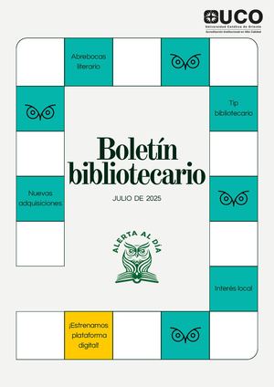 Boletín De Novedades Biblioteca UCO (7/2025)