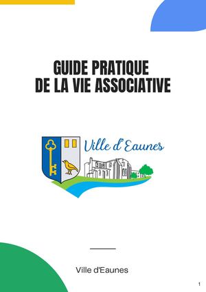 Guide Pratique De La Vie Associative 2025-2026