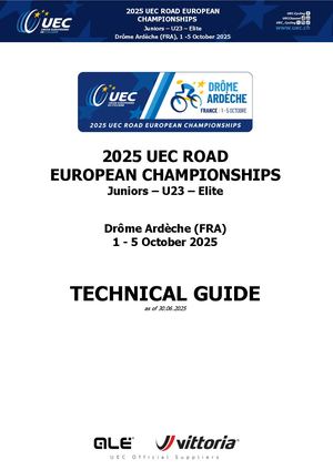 2025 Uec Road European Championships Technical Guide Ardèche 2025 06 30 Website
