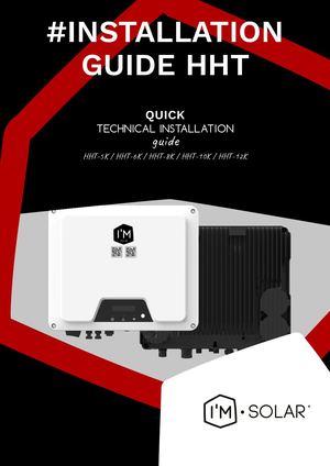 En Guide Installation Parametrage Onduleurs Hht