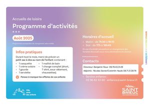 ALSH Brèche Aux Cornes 6-11 Ans Aout 2025