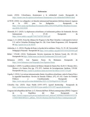 Referencias Relaciones Diplomáticas De Colombia (1953–1957) Bajo La Dictadura De Gustavo Rojas Pinilla