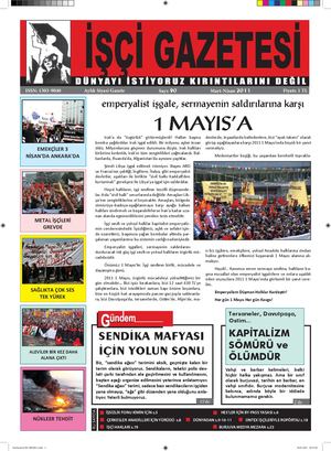 İşçi Gazetesi Sayı: 90 | Mart 2011 - Nisan 2011