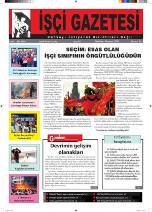 İşçi Gazetesi Sayı: 92 | Haziran 2011 - Temmuz 2011
