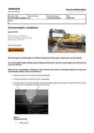 Ec340 Volvo Excavator Service Repair Manual