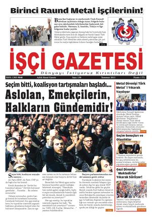 İşçi Gazetesi Sayı: 130 | Temmuz 2015