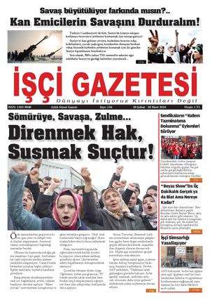 İşçi Gazetesi Sayı: 136 | Şubat 2016 - Mart 2016