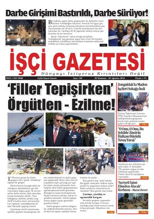 İşçi Gazetesi Sayı: 140 | Temmuz 2016 - Ağustos 2016