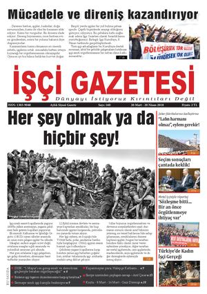 İşçi Gazetesi Sayı: 160 | Mart 2018 - Nisan 2018