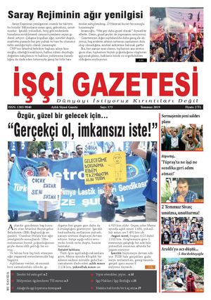 İşçi Gazetesi Sayı: 173 | Temmuz 2019