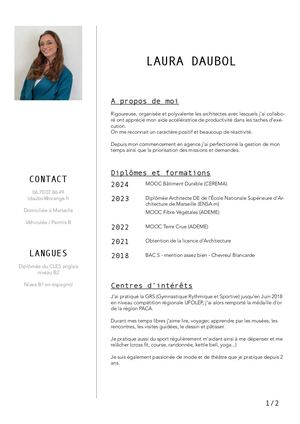 CV Laura Daubol