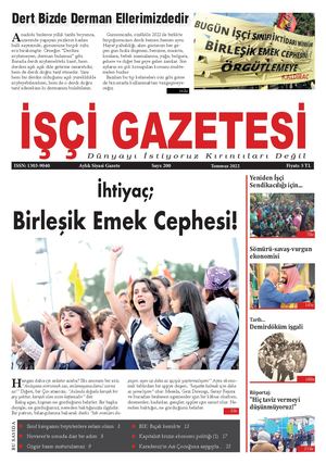 İşçi Gazetesi Sayı: 200 | Temmuz 2022