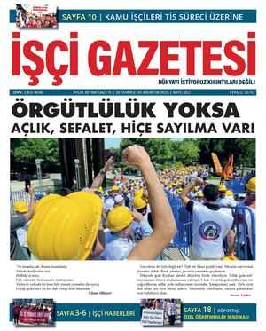 İşçi Gazetesi Sayı: 227 | Temmuz 2025 - Ağustos 2025