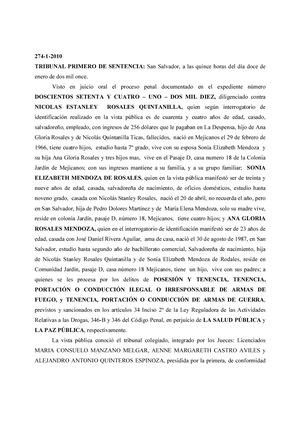 Condena Masacra De Microbus 2010