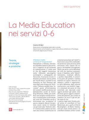 La Media Education Nei Servizi 06 Cosimo Di Bari Bambini 1 2020