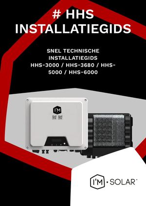 Snelle Installatiehandleiding Voor I'M SOLAR Hhs Omvormers