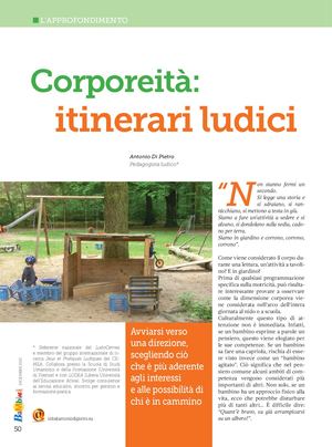Corporeità Itinerari Ludici Antonio Di Pietro Bambini 10 2015