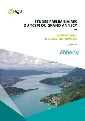 Rapport final des études préliminaires