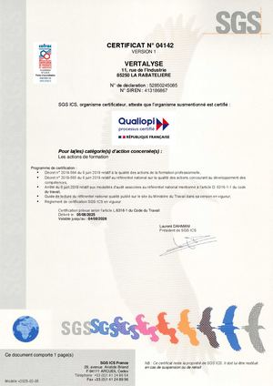Certificat 02197 Qualiopi 1