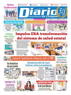 Portada, Viernes 1 De Agosto De 2025