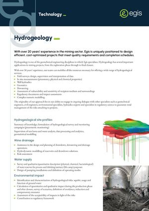 Fiche technique Mines | Hydrogeology - EN - Egis - 2025