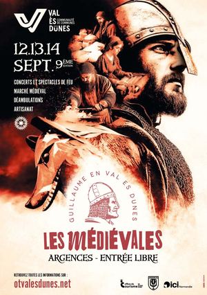 Programme des Médiévales "Guillaume en Val ès dunes" 2025