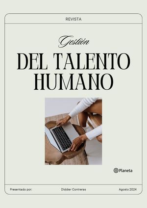 GESTIÓN DE TALENTO HUMANO - PRINCIPIOS ADMINISTRATIVOS