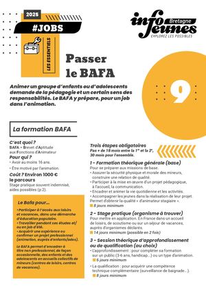 #JOBS 2025 : Passer le Bafa