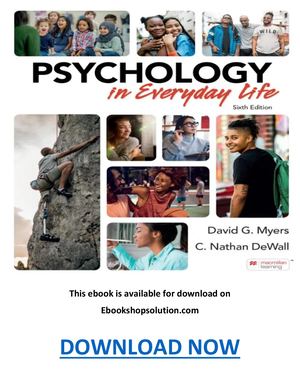 Psychology In Everyday Life 6th Edition PDF