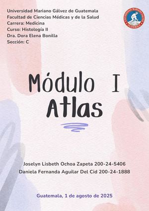 Histología II Atlas Mod 1