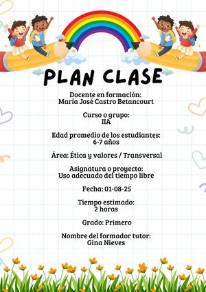 Plan Clase Gina