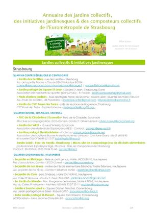 Annuaire Jardins Collectifs Strasbourg Juillet2025