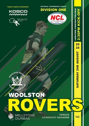 2025 Woolston Rovers Brochure Egremont Rangers 02082025