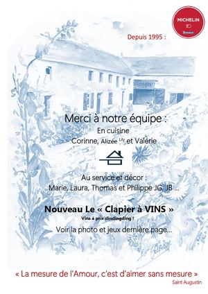 Menu Cadeau