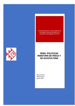 Politicas Maritima De Pesca Y Acuicultura